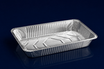 Choice Full Size Heavy-Duty Foil Steam Table Pan Deep 3 3/8" Depth - 50/Case