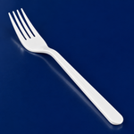 Fork PP White Heavy Duty Unwrapped 1000/Case